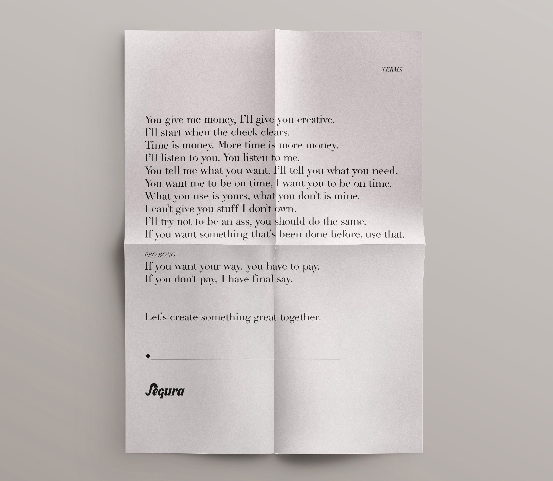 Client Expectations - The Incomplete List